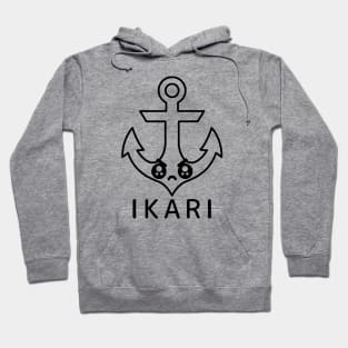 Japanese Pun Anchor/Anger "ikari" Kawaii Hoodie